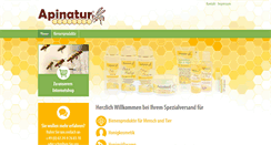 Desktop Screenshot of apinatur.de