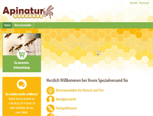 Tablet Screenshot of apinatur.de